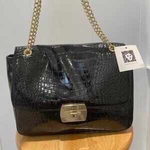 Anne Klein Croco Lux Bag - NWT